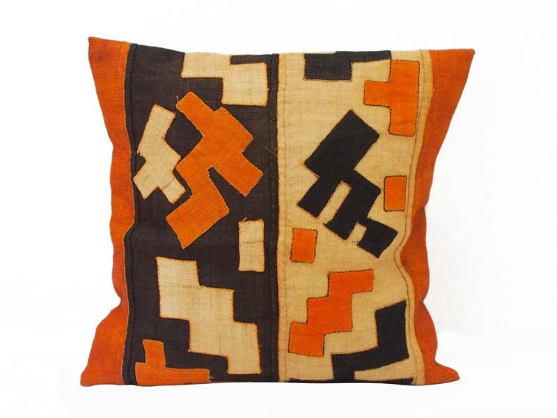 African Kuba Cloth Cushion Cover